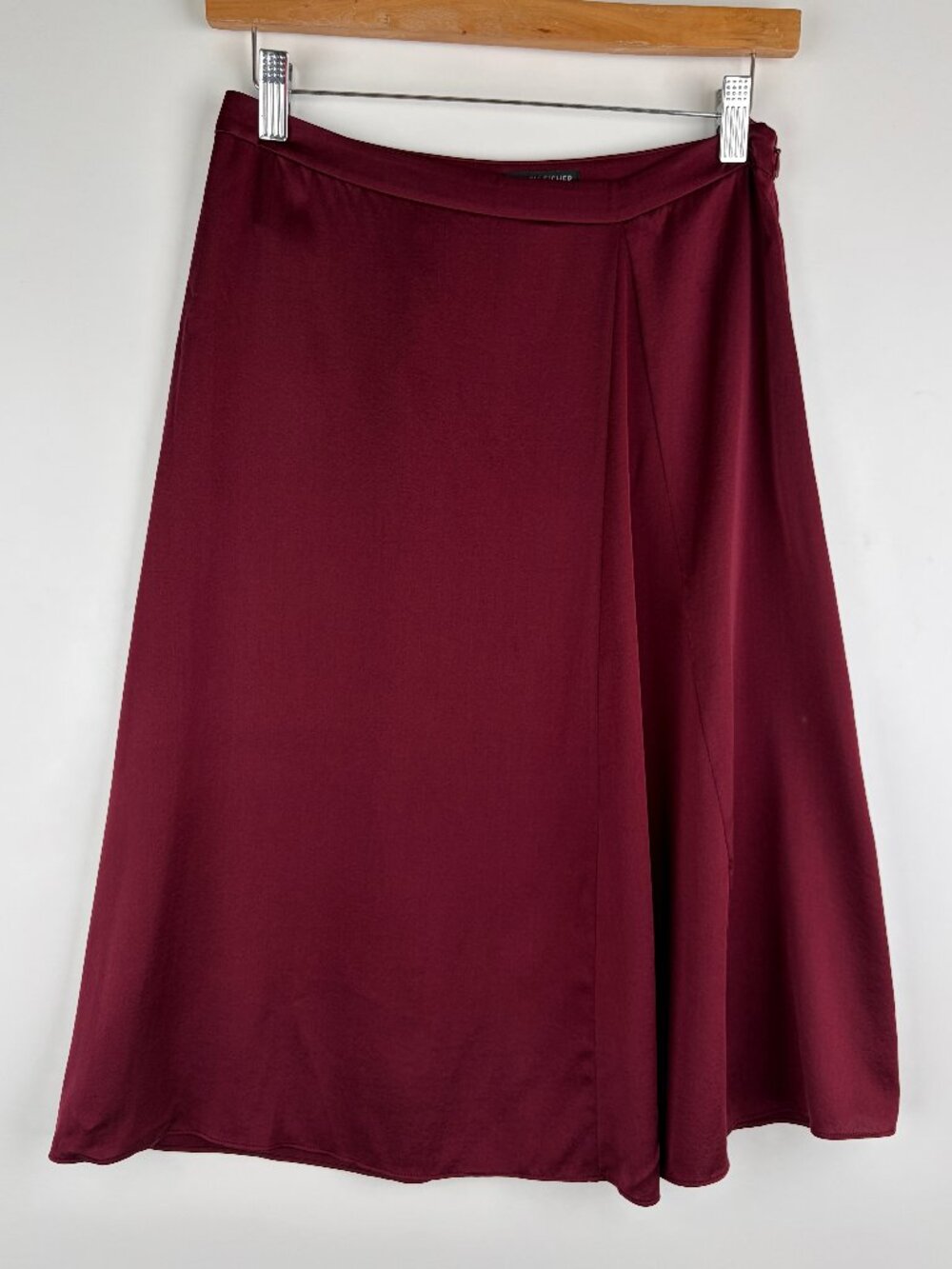 Eileen Fisher Silk Midi Skirt, Sz 0 - Picture 1 of 6
